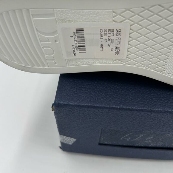 Men's Dior B – 23 low top sneakers size 47 made in Italy - Picture 6 of 12